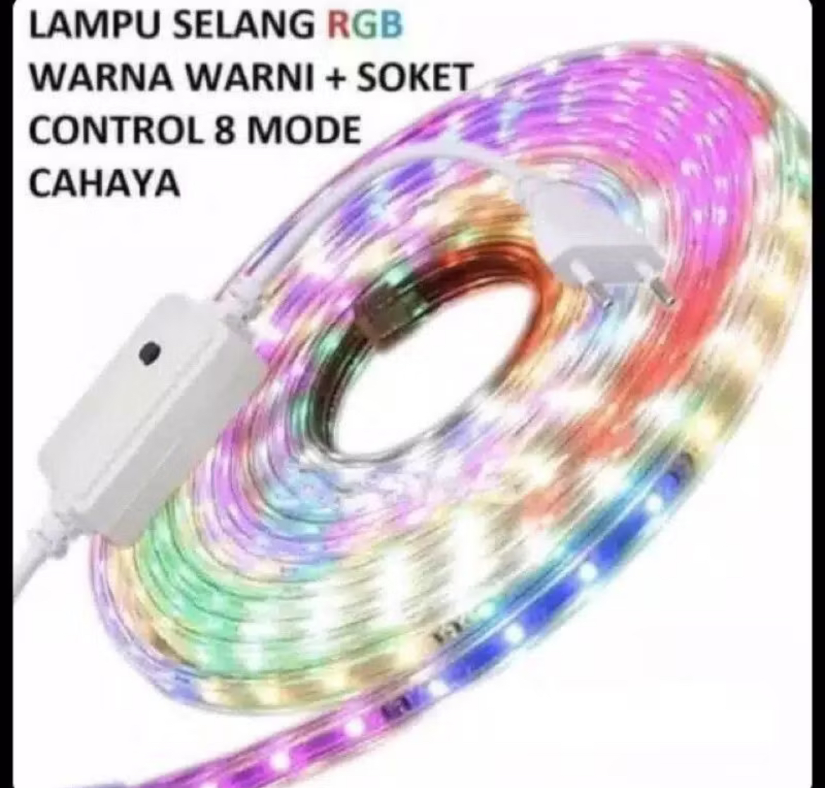 Lampu LED STRIP SELANG 3528 2835 10M 220v 10 M MERAH+PUTIH