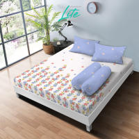 KINTAKUN LITE Sprei Set 100/120/160/180 Tinggi 20cm King Flower Minimalis Aesthetic Microfiber 5in1