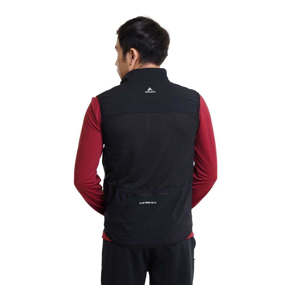 910008128 MENS LUMULA WINDRUN VEST - BLK
