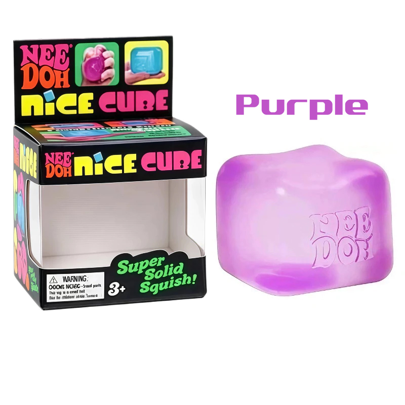 ★COD★ NeeDoh Nice Cube - Pinch Music - Sensory Squeeze Toys Slow Rising Tofu Shape Mainan Kool Kuberikan Eco-friendly and Non-toxic