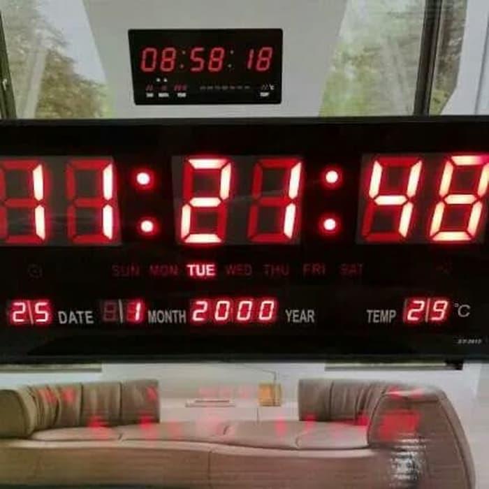 Jam dinding digital 3615 merah