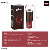 [Free gift ]ecentio 900ML tumbler stainless tumbler hot and cool tahan Mugpanas sedotan stainless steel 304 tahandingin 24 jam Insulated  termos kopi  botol minum stainless Steel 304 dan Straw BPA FREE