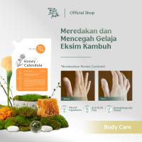 Biotalk Refill Pack Honey Calendula Body Wash | 500 ml | No SLS/SLES | Sabun Mandi Cair Natural | Melembabkan dan Menenangkan Kulit Eksim Psoriasis Sensitif Alergi Kering