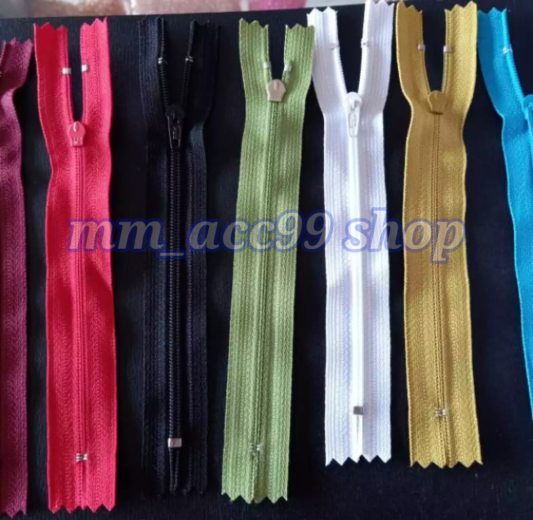 RESLETING SLETING CELANA ORI YKK 175CM 7INCH ISI 1LUSIN