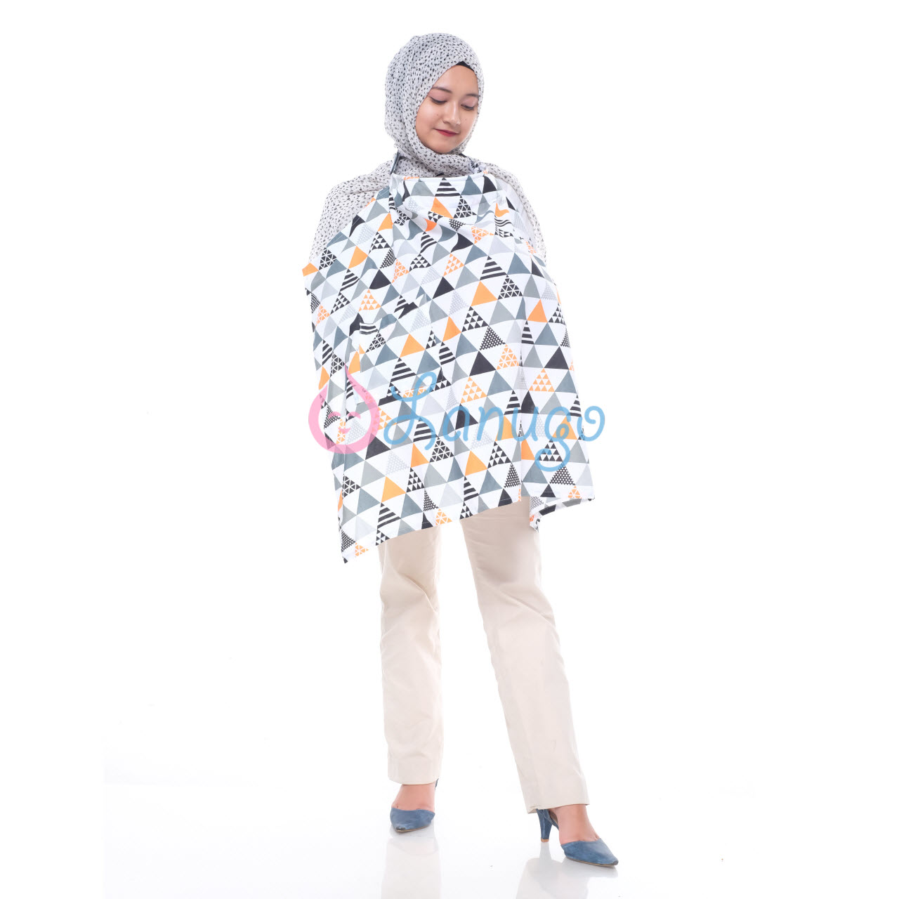 Blanket Serbaguna / Apron Menyusui Bayi / Nursing Cover Baby / Selimut Bayi di Stroller / Selimut Saat Menggendong Bayi