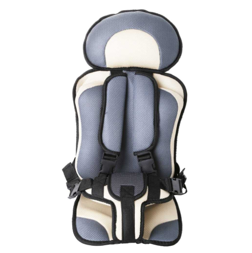 (Sesuai Gambar) Tempat Duduk Bayi khusus di Mobil Bahan Oxford dan Sponge Aman dan Nyaman Gray