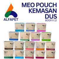 Meo pouch kemasan dus isi 12 makanan basah kucing MODO