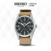 Jam Tangan Pria Seiko 5 Sports Field Military Style Black Nylon SRPG35K1 Automatic Original
