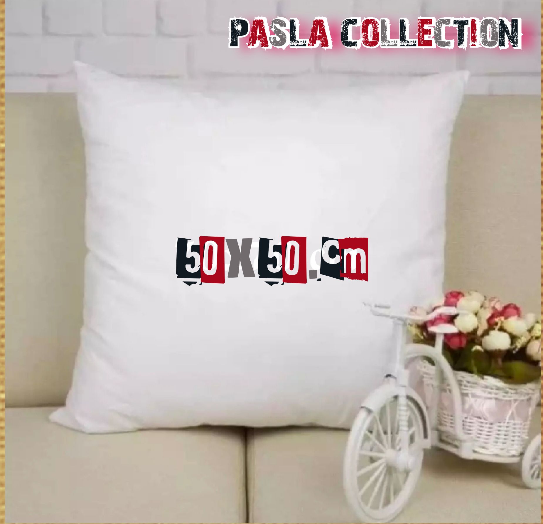 bantal sofa ruang tamu set termurah 50x50 cm PASLA COLLECTION