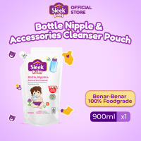 Sleek Baby Bottle Nipple & Accessories Cleanser Pouch 900ml