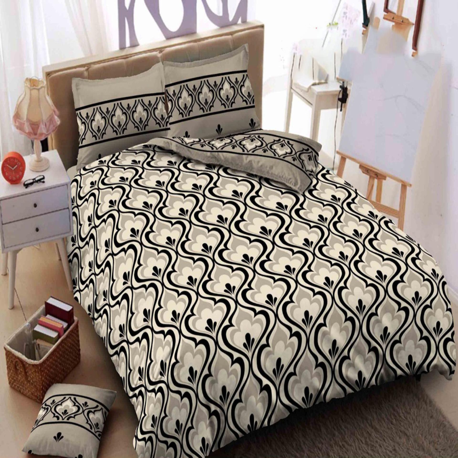 Kintakun Dluxe Sprei King Motif Roman 180x200 cm
