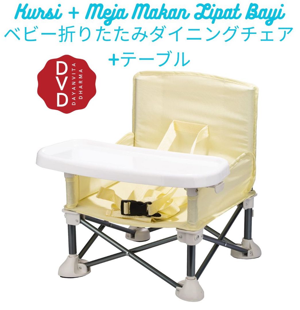 Kursi + Meja Makan Lipat Bayi Portabel - Baby Chair Booster High Chair