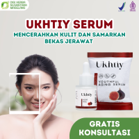 [BPOM RESMI] Ukhtiy serum wajah with DNA salmon - untuk mencerahkan kulit & samarkan bekas jerawat