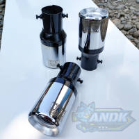 Ujung Knalpot HKS Sport Universal dengan Suara Bass Tinggi - Warna Silver