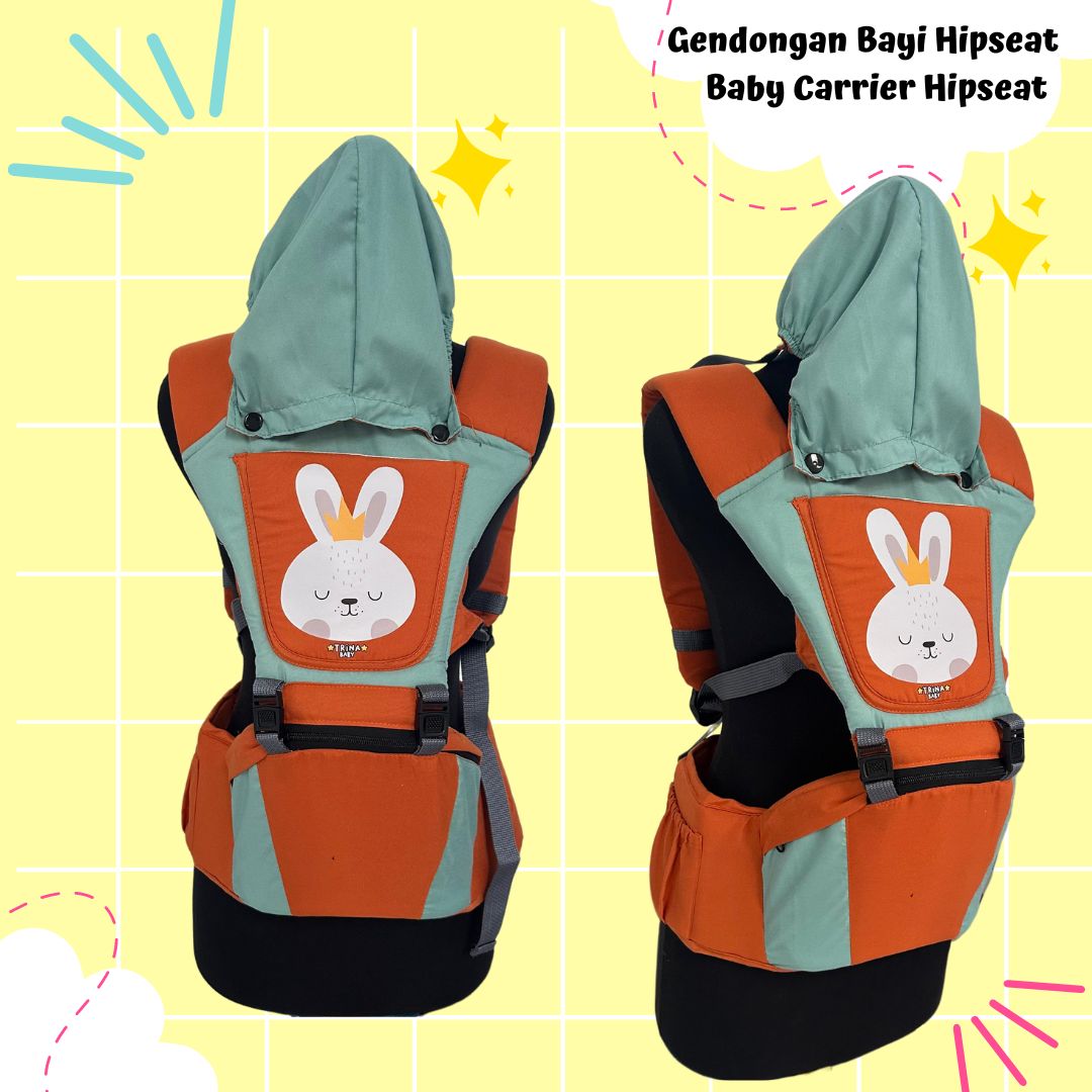 Gendongan Bayi Hipseat Topi | Gendongan Bayi Depan Hipseat
