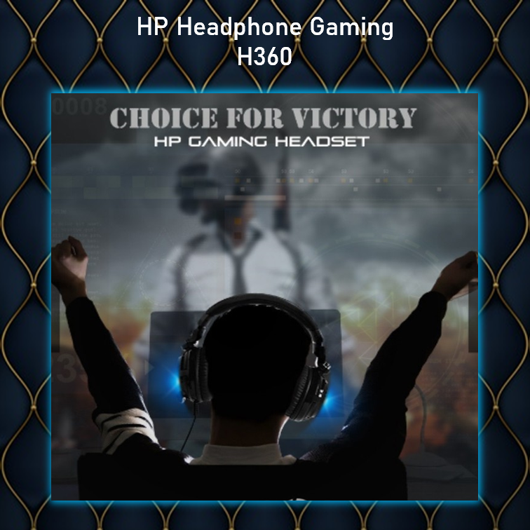 Headset Gaming/ Gaming Headphone HP H360 - USB+Jack RGB Gaming Headset
