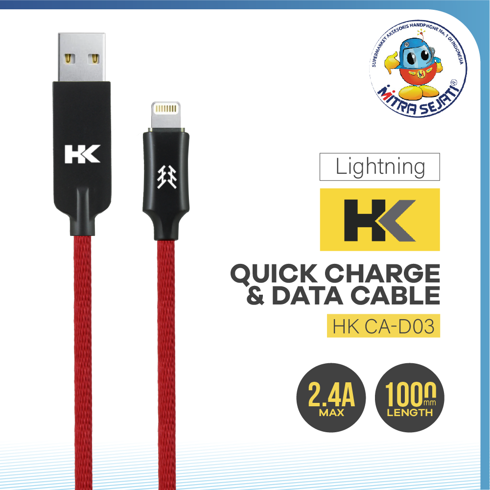 Kabel Data HK Quick CA-D03 IP7 Lightning-1KDAIP7SD03HK