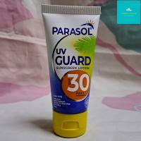 Parasol Sunscreen Lotion UV Guard SPF 30 PA++ Isi 50gr/100gr/Lotion Tabir Surya/Parasol Lotion Tabir Surya SPF30 PA++/Parasol UV Guard Moisturizing Sunscreen Lotion SPF 30/Sun Screen/Sun Blok Parasol/Melindungi Kulit Dari Paparan Sinar Matahari
