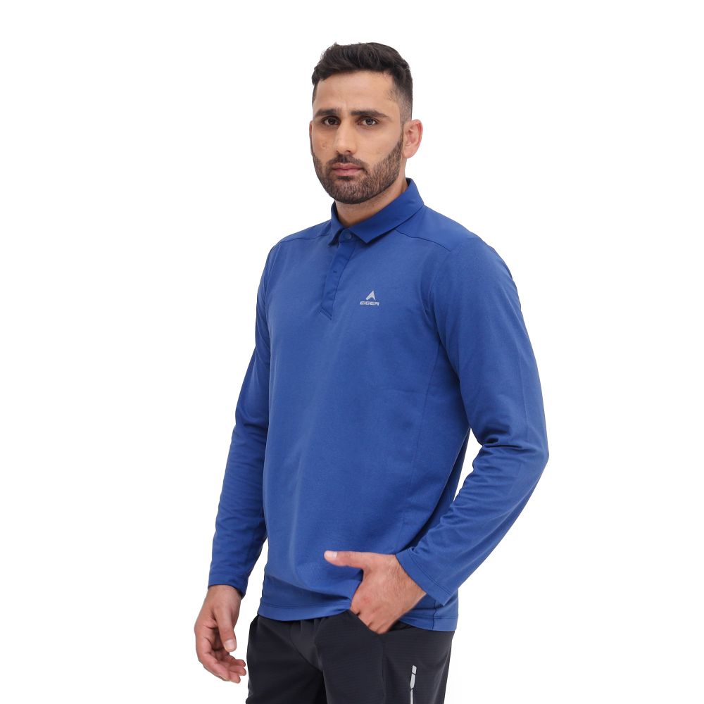 910008197 MEN'S R TRIPA LS POLOSHIRT
