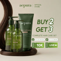 [Best Value 3pcs] aepura Red-Ginseng Hair Activating Shampoo 300ml 2pcs + Conditioner 180ml 1pcs - Memperkuat Akar Rambut Conditioner Vitamin Haircare Perawatan