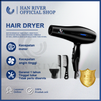 HAN RIVER  Termurah hair dryer 100% ORIGINAL（Garansi 365 hari/bisa COD） / hairdayer rambut Hot and Cold Air / pengering rambut Ion negatif tidak melukai rambut