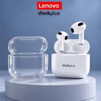 COD Earphone TWS Lenovo Thinkplus ORI Bluetooth 5.4 Mode Gaming Low Latency Sentuh Cerdas Mikrofon HD Stereo Bass Tahan Air Olahraga Android iOS Gratis Case Pelindung Transparan Anti Jatuh