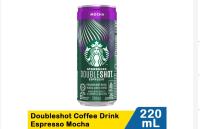 Starbuck doubleshot espresso late kopi Kemasan kaleng 220ml