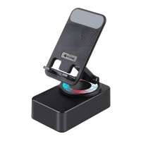 KISONLI Speaker Bluetooth M-1 Phone Holder 360° Foldable Mobile RGB lights