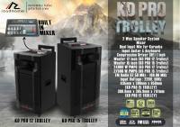 Trolley Speaker Aktif Portable Roadmaster Ukuran Speaker 12 inch dan 15 inch