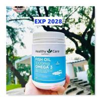 Healthy Care Australia Fish Oil 1000mg Omega 3 Isi 400 Capsules Kapsul / Minyak Ikan Healthy Care / Healthy Care Omega 3 Fish Oil Soft Gel Original 400 Capsul / Healthycare Fish Oil - No Odour Tidak Berbau Minyak Ikan 1000 mg Import Australia