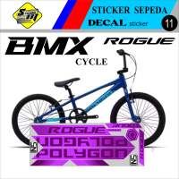 STICKER SEPEDA POLYGON RAZOR ROGUE HOLOGRAM ACESORIS SEPEDA BMX