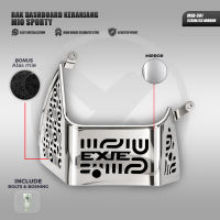 EXIE ART Rak Dashboard Mio Stainless Steel Mirror - Doff | Keranjang Bagasi Laci Motor Mio Sporty