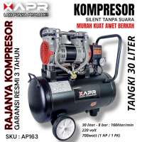 PROMO APR JAPAN Raja Kompresor 30 iter APR AP163 silent 1 HP 1pk 750watt 8bar kompressor xapr