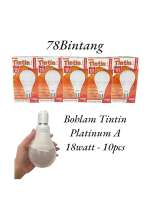 78Bintang Bohlam Lampu TinTin Platinum A 18W 10Pcs - Bohlam Lampu TinTin 18W - Lampu LED 18Watt - Bohlam Lampu LED - Lampu - Lampu LED - Bohlam LED - Putih - 10Pcs