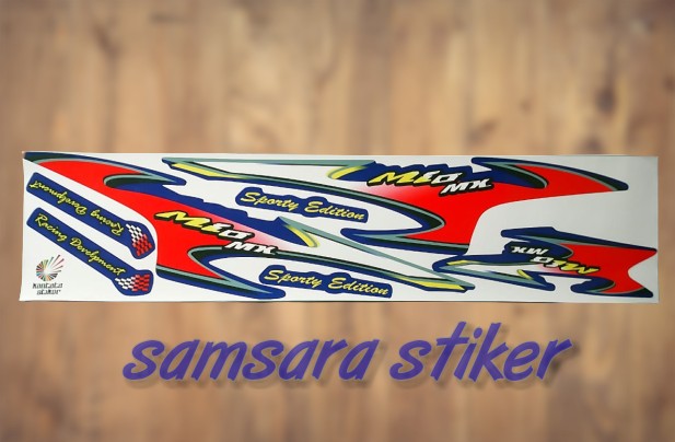 Striping striping motor mio sporty mx biru merah striping striping motor mio sporty mx biru merah