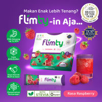Flimty Fiber - 1 Box (isi 16 Sachet) - Rasa Raspberry