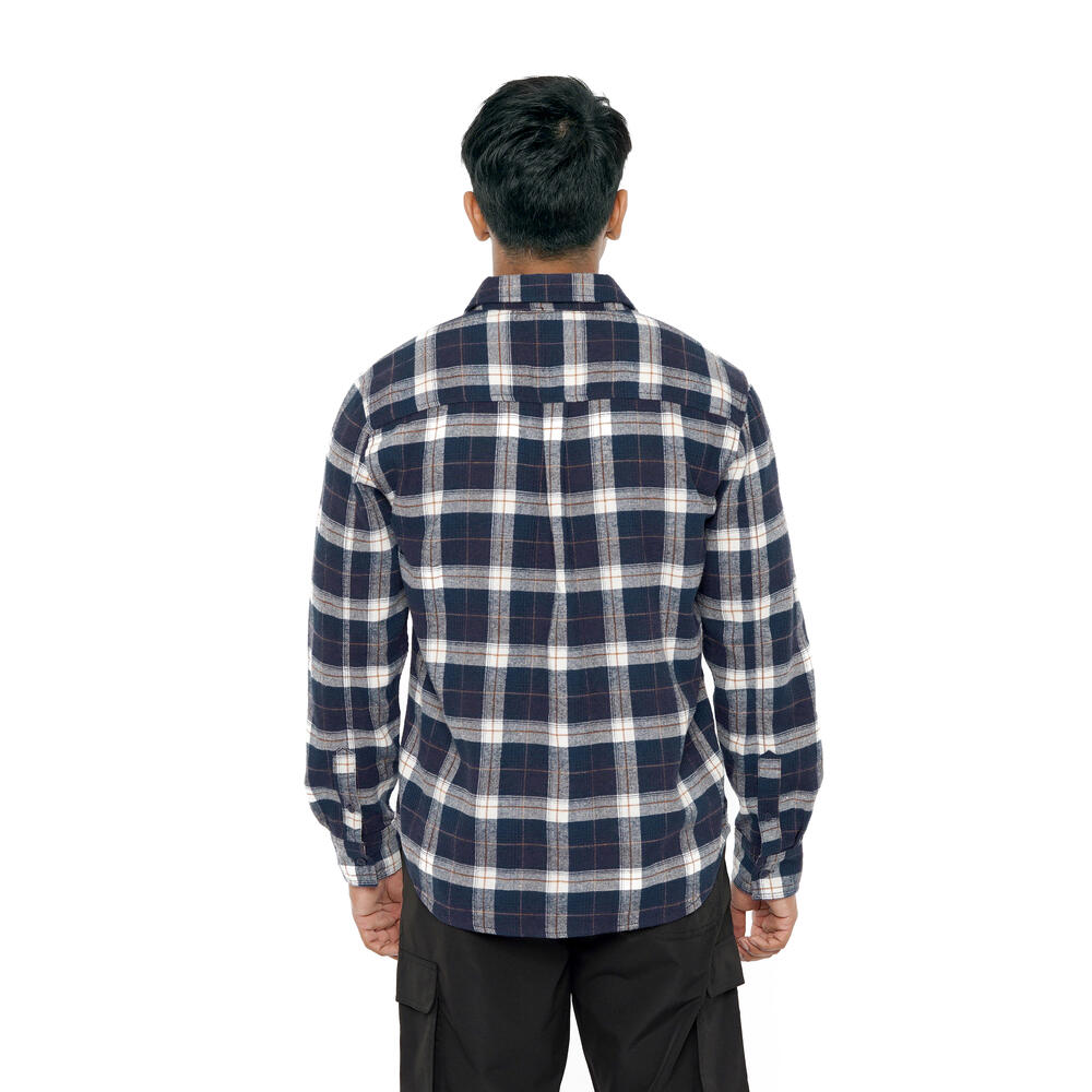 910009892 SONOMA FLANNEL SHIRT - NAV