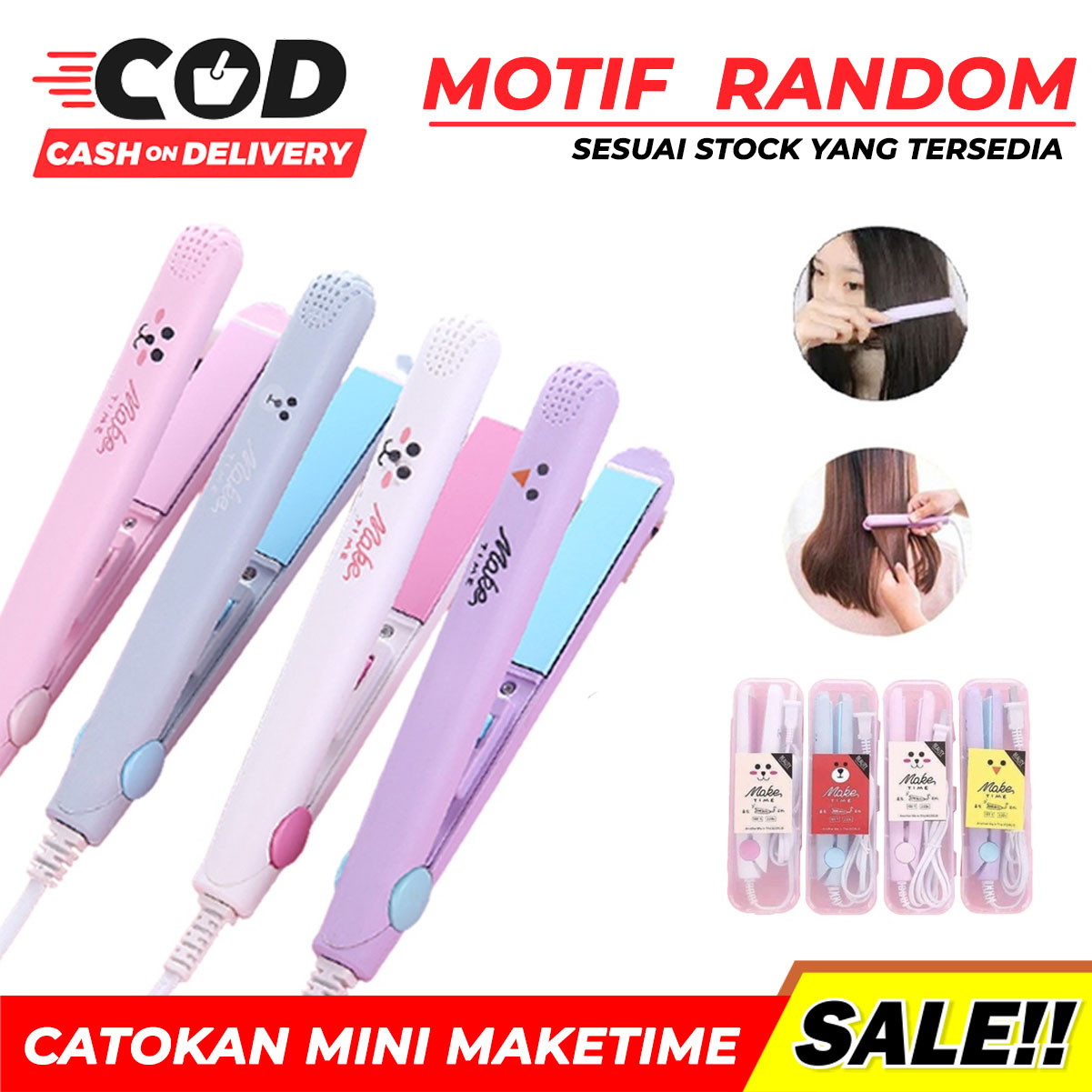 [GRATIS ONGKIR] Catokan Pelurus Rambut Tahan Lama - Catokan Nova 2 in 1 - Pelurus Rambut - Catoka...