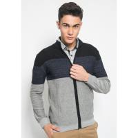 Johnwin - Sweater Casual - Sweater Pria - Sweater Warna Kombinasi - Slim Fit - ASW.661.U027.01.C