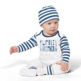 2 Pcs Bayi Bayi Anak-anak Letter Arrow Cetak Romper Jumpsuit + Hat Pakaian Pakaian-Intl Januari 2019 - 2 2 Pcs Bayi Bayi Anak-anak Letter Arrow Cetak Romper Jumpsuit + Hat Pakaian Pakaian-Intl - 2