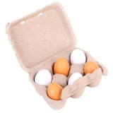 6 Pcs Pendidikan Prasekolah Kid Berpura-pura Bermain Mainan Telur Kayu Yolk Children Hadiah Kuning & PUTIH -Intl Januari 2019 - 2 6 Pcs Pendidikan Prasekolah Kid Berpura-pura Bermain Mainan Telur Kayu Yolk Children Hadiah Kuning & PUTIH -Intl - 2