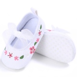 Ikatan Simpul Bayi Perempuan Baru Lahir Sepatu Sol Lembut Anti-Slip Prewalker (Putih)-INTL (Putih 0-6 Bulan) Januari 2019 - 2 Ikatan Simpul Bayi Perempuan Baru Lahir Sepatu Sol Lembut Anti-Slip Prewalker (Putih)-INTL (Putih 0-6 Bulan) - 2