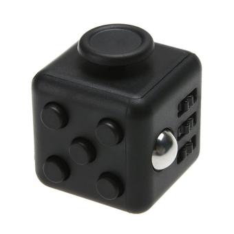 Fidget Cube Kickstarter Hand Spinner Finger Toys Mainan Therapy Vinyl Random Color