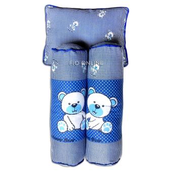 Fio Online Bantal Set Baby - Bantal Bayi - 2 Guling dan 1 Bantal Kepala -