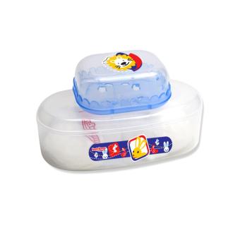 Lusty Bunny Tempat bedak Bayi Baby Powder Case plus soap case