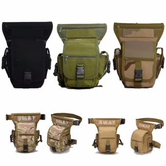 Men DROP Leg Bag Taktis Militer Paha Panel Kegunaan Ikat Pinggang Tas Kantong Hijau Tentara-