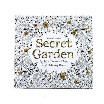 Secret Garden Bunga Anti Stress Buku Intelektual Mewarnai Lukisan Intl