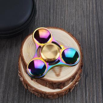 Unique Hot Sell Sunglasses Style Tri Fidget Spinner Metal Hand Spinner EDC Gyro Stress Toys Torqbar