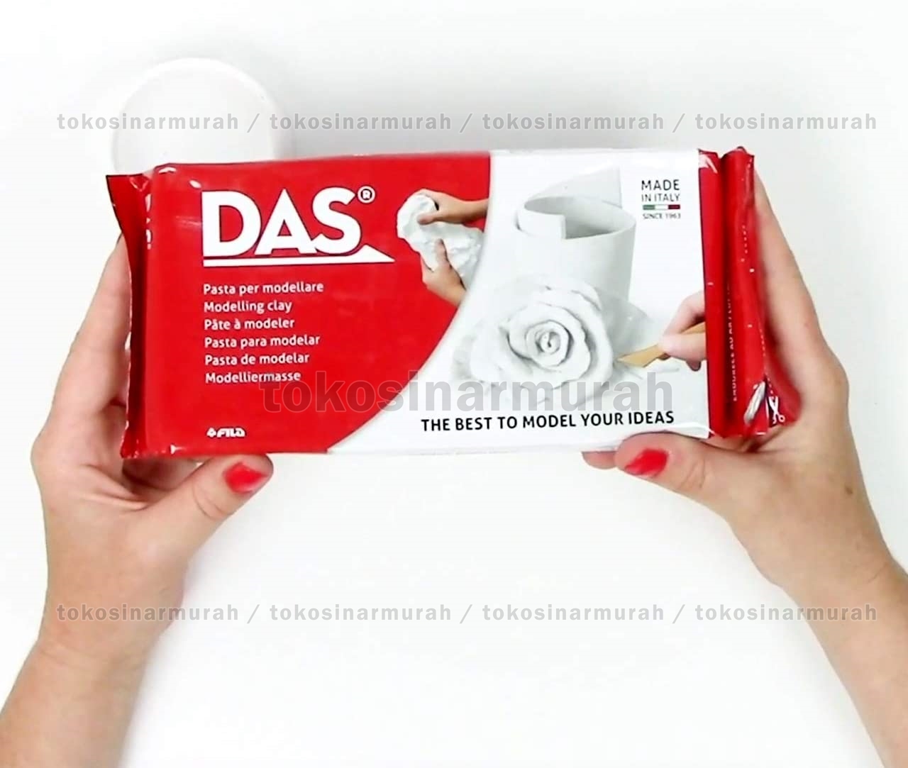 DAS Modelling Air Drying Clay White/Brown - 500gr