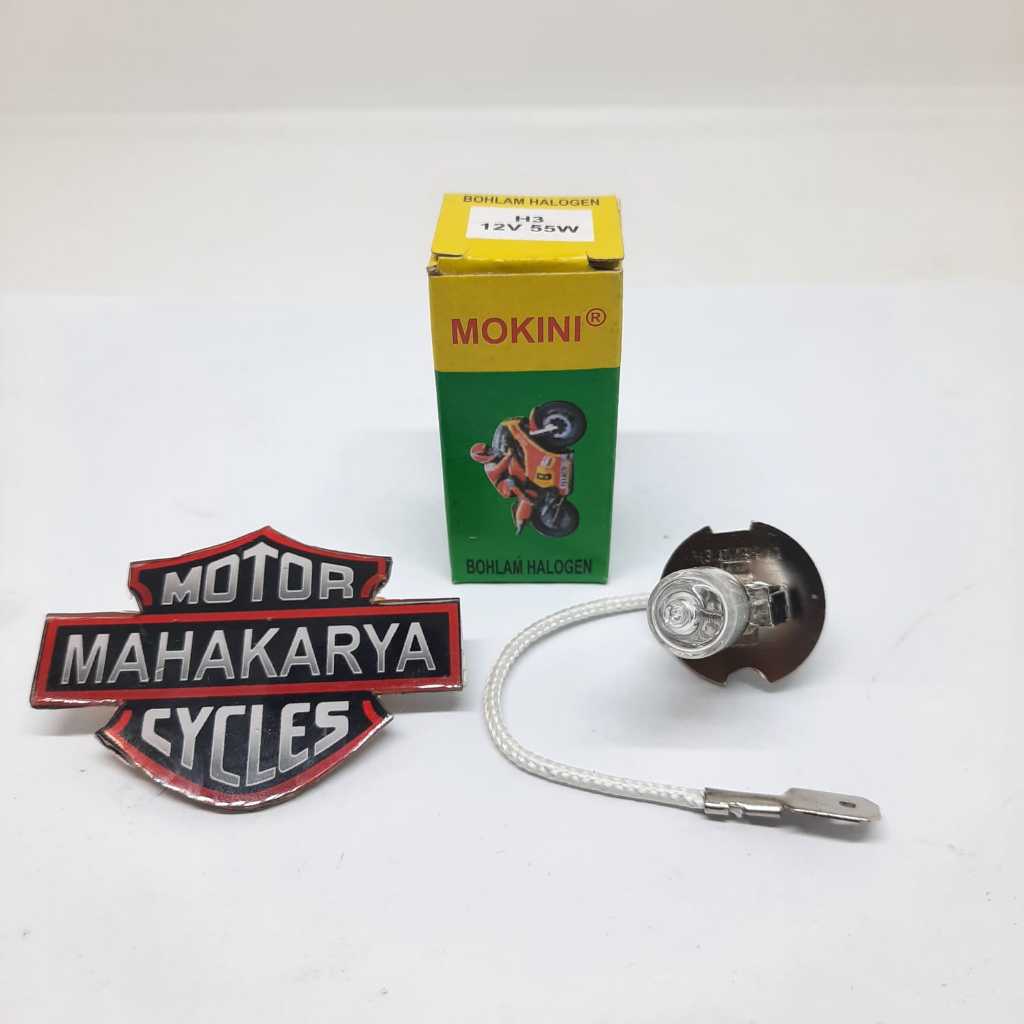 BOHLAM LAMPU TEMBAK SOROT KABUT FOGLAMP H3 55W 100W 12V MOTOR MOBIL1PC